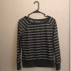 Element striped grey and white sweater